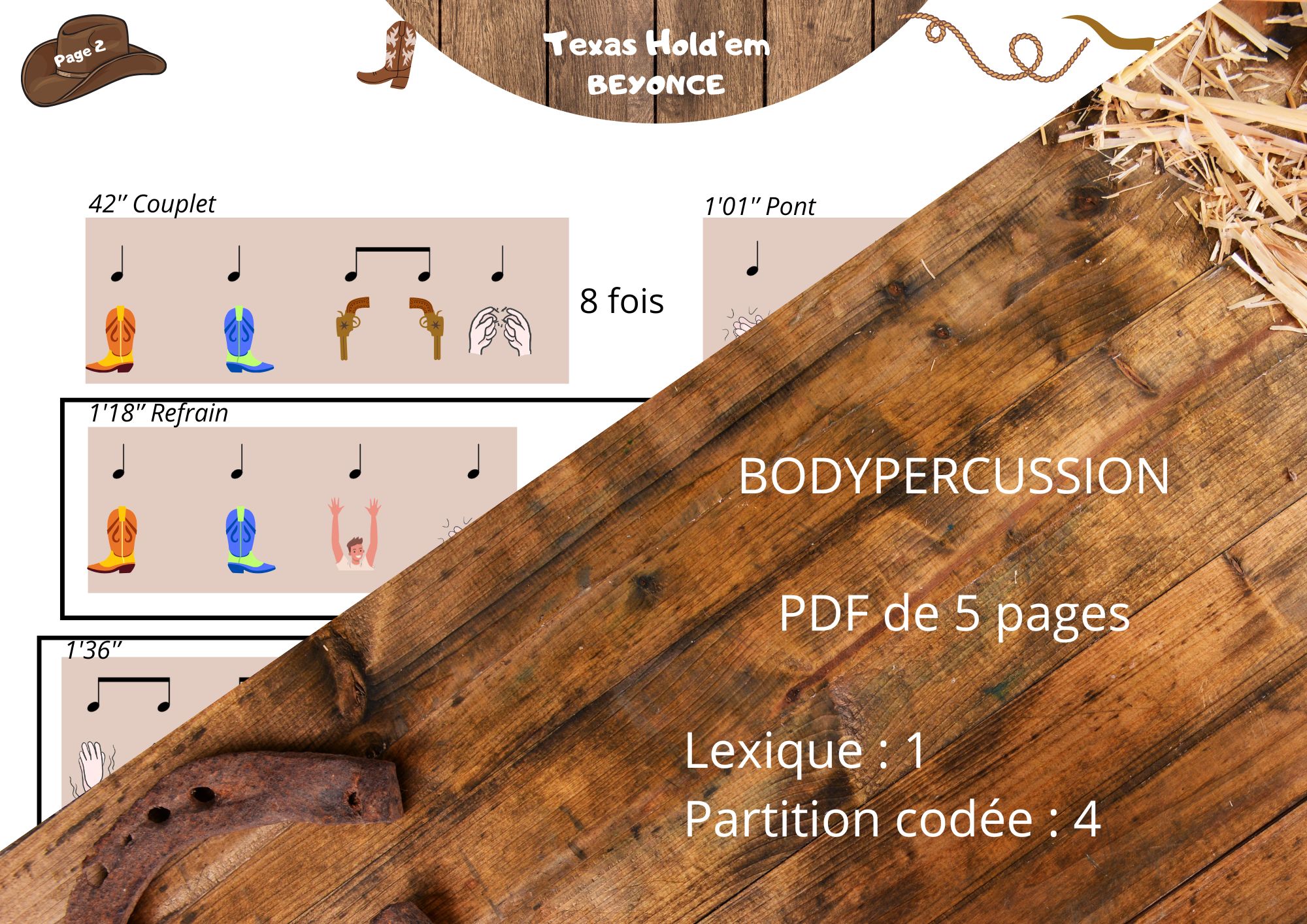 Texas Hold'em BODY PERCUSSION